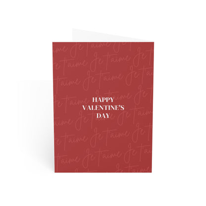 Eiffel Tower Paris Valentine's Day Card