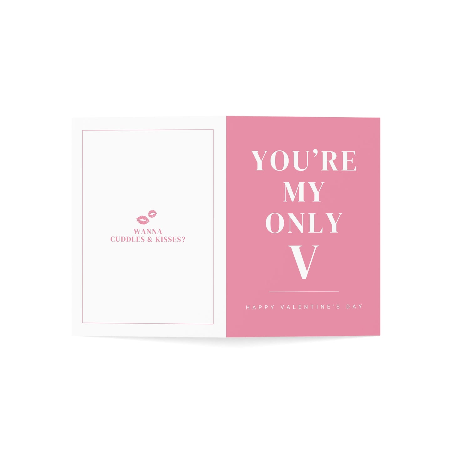 Pink Valentine's Day Card