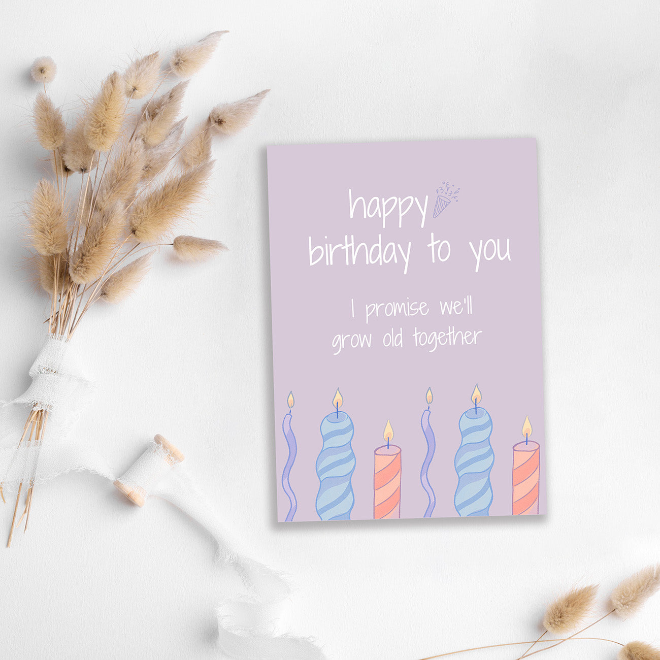 Funny Birthday Card ,You Are So Old, Pastel Cake - Digital download