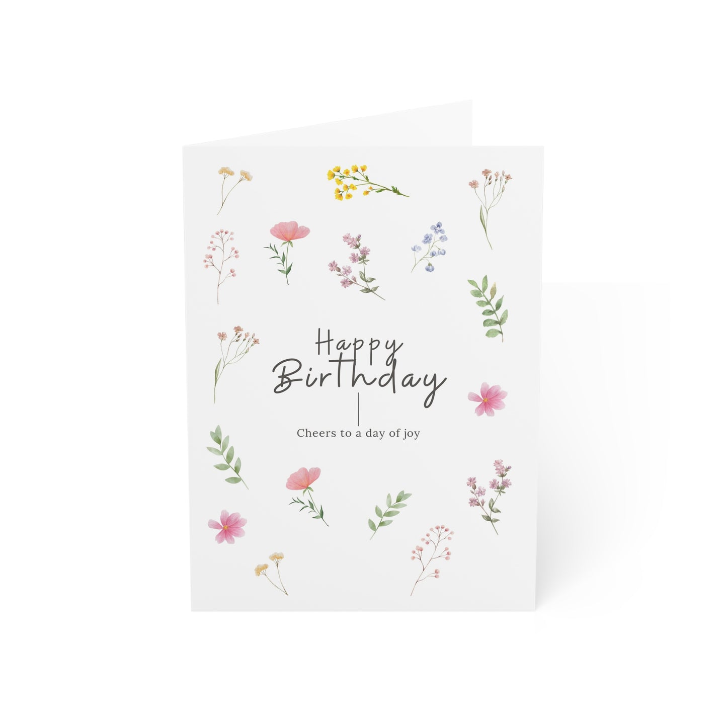 Birthday Watercolor Floral Greeting Cards