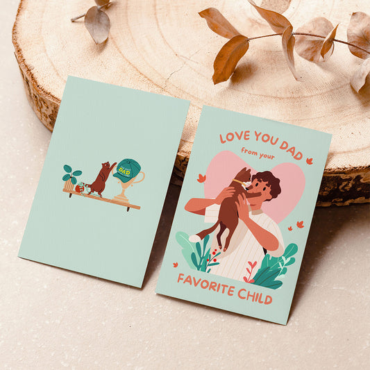 Funny Father's Day Card From Your Favorite Child - Digital download