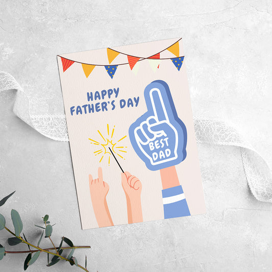 Father's Day Card Cheers to the Best Dad - Digital download