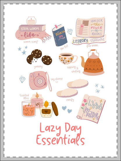 Lazy Day Vibes Wall Art - With Frame
